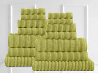 Renee Taylor Maison Bath Towel - Egyptian Cotton 600GSM 14pcs Value Pack (Spearmint)