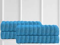 Renee Taylor Maison Bath Towel - Egyptian Cotton 600GSM 4pcs Value Pack (Turquoise)