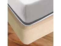 Linen Colour EZYFIT Valance / Stretch Bed Wrap ( Queen size )