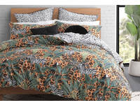 Zulu Animal Quilt Cover Set - Sinlge / Queen