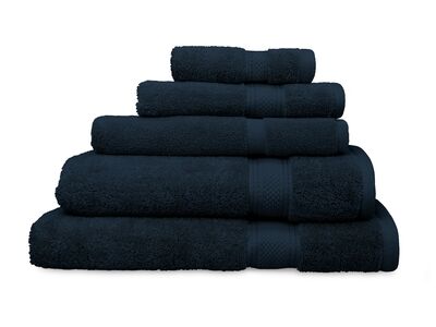 Algodon St Regis Navy Blue Bath Towel / Bath Sheet Value Pack