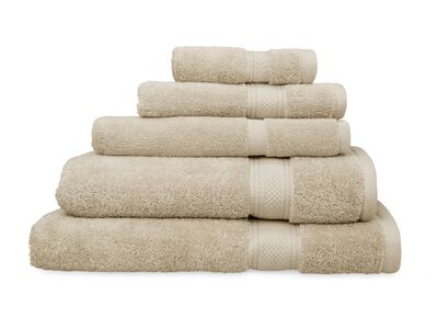 Algodon St Regis Stone Colour Bath Towel / Bath Sheet Value Pack