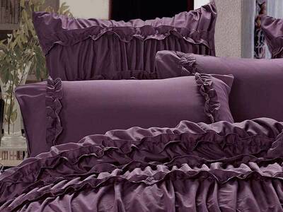 Charlotte Plum Purple European pillowcases (twin pack)