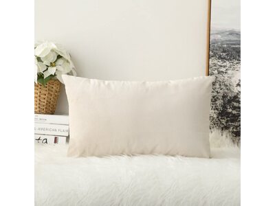 Velvet Breakfast Cushion Cover 30x50cm - Beige