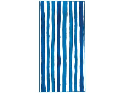Blue Striped Beach Towel  Extra Large (Ocean Blue 180x90cm)