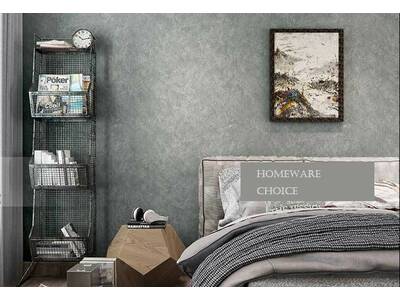 Industrial Cement Concrete effect wallpaper ( Slate Stone GREY color)
