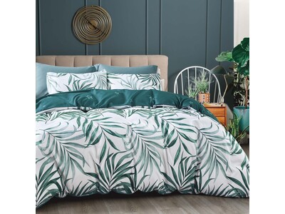 Tropical Leaf Quilt Cover Set
