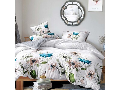 Lila Floral Quilt Cover Set