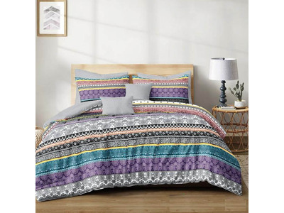 Atlas Striped Quilt Cover Set