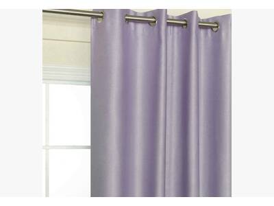 Oslo Lilac Purple Ring Top Eyelet Curtain 85 Blockout Blackout