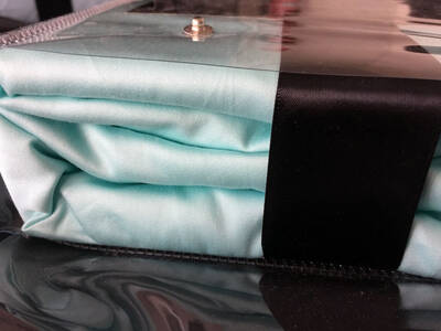 500TC Cotton Sateen Mint Fitted Sheet
