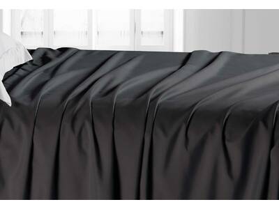 Ricoco Pure Black Soft Flat Sheet