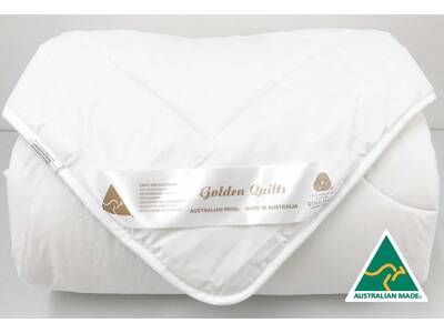 250GSM Golden Quilts Australian Wool Quilt