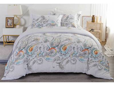 Kath paisley quilt cover set / doona cover set
