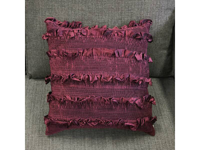 Purple Square cushion cover