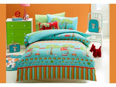 Last Stock - Single Size Oliver Kids Quilt Cover Set