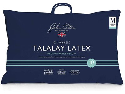 John Cotton Classic Talalay Latex Pillow Medium Profile