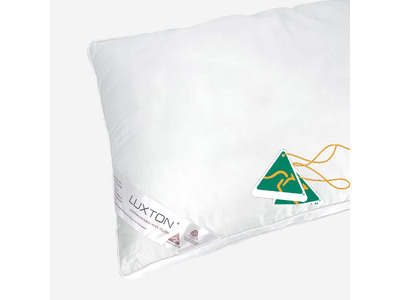 Luxton Auatralian Wool Pillow with White Cotton Sateen Casing Made in Australia