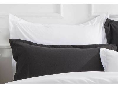 Pure Soft Tailored Plain Color European Pillowcase (Single Pack)