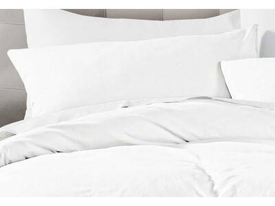 Vintage Washed White Cuffed Standard Pillowcase (Single Pack)