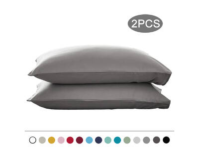 Luxton Pure Soft Queen Size Pillowcases Pair Pack