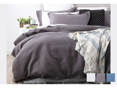 Park Avenue Perennial Cotton Waffle Quilt Cover set
