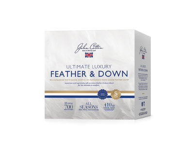 John Cotton Hungarian 85/15 Goose Down and Feather Quilt
