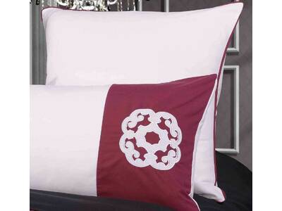 Sabina Plum European pillowcases (twin pack)