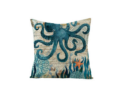 45cm Sea Life Cushion Cover  - 4