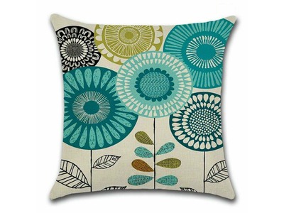 45x45cm Abstract Flower Cushion Cover - 3