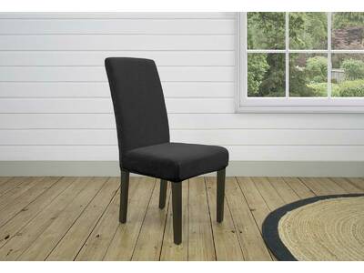 DINING CHAIR Pearson Stretch Dining Chair Cover (Ebony) (Single Pack)
